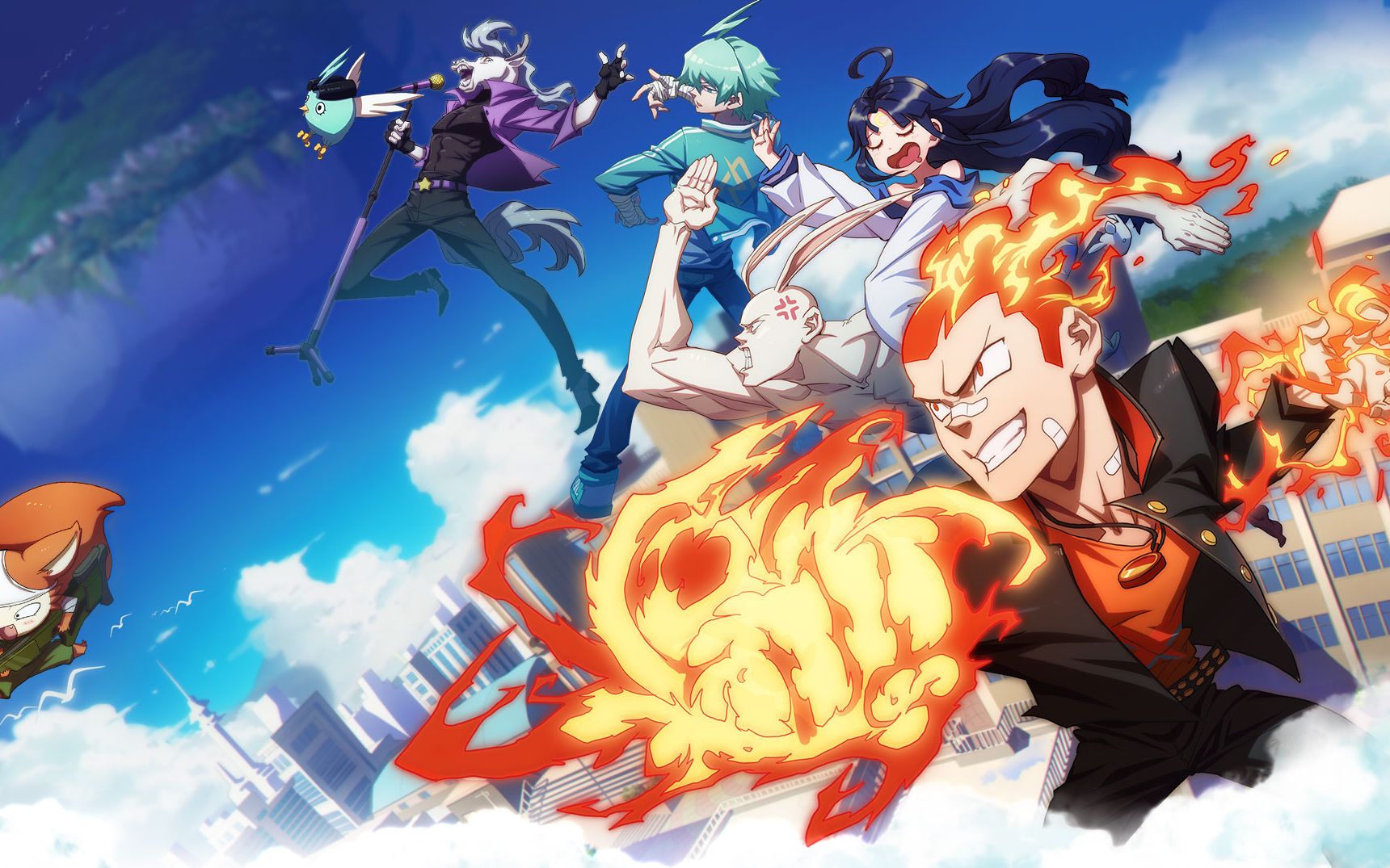 《非人学园》全角色出场动效集合_哔哩哔哩_bilibili