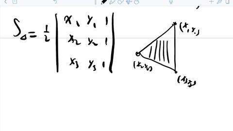 高数 三角形面积公式的行列式表示 哔哩哔哩 Bilibili