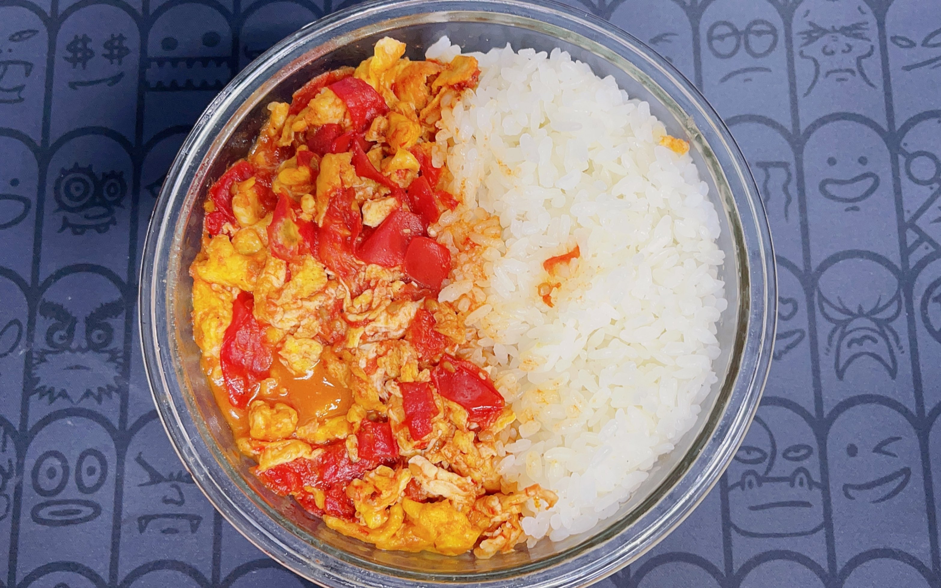 体重86斤|一人食|上班便当日记91菜单:番茄炒蛋