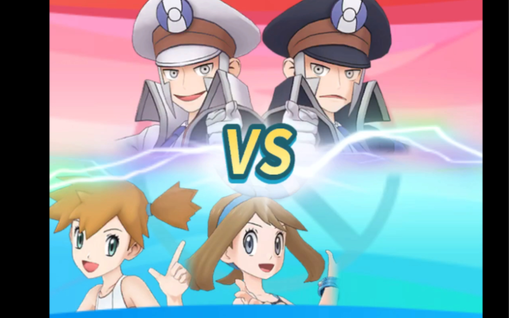 【宝可梦大师】水系组合小霞&小遥联手对决北尚&南厦兄弟_手机游戏