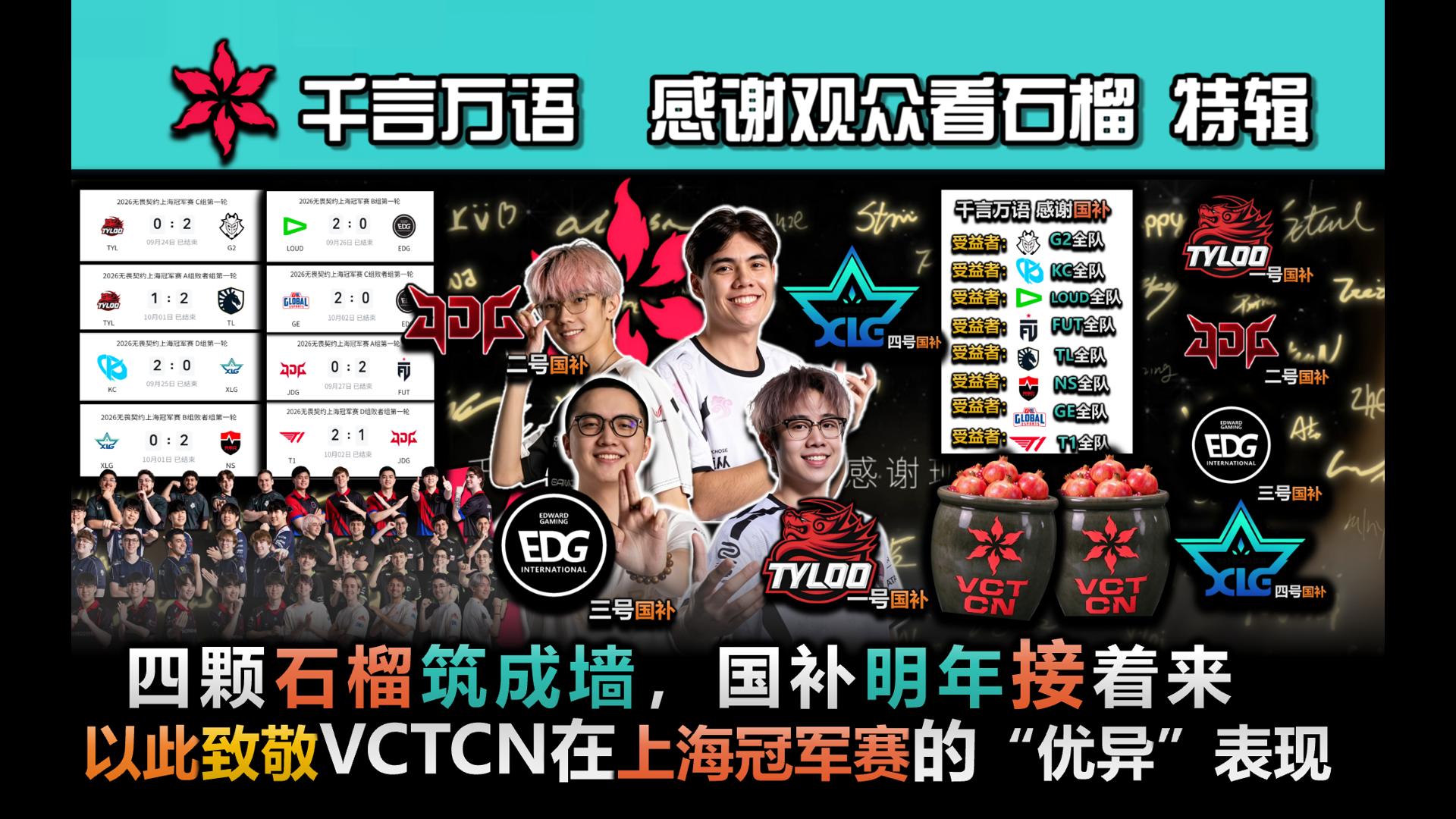 这个视频告诉你这次VCTCN“国补”力度有多大！以此致敬VCTCN在上海冠军赛打出的“优异”表现！