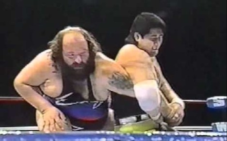 [图]【摔角真打事件】1991.04.01 SWS Wrestle Dream In Kobe－北尾光司 vs. John Tenta