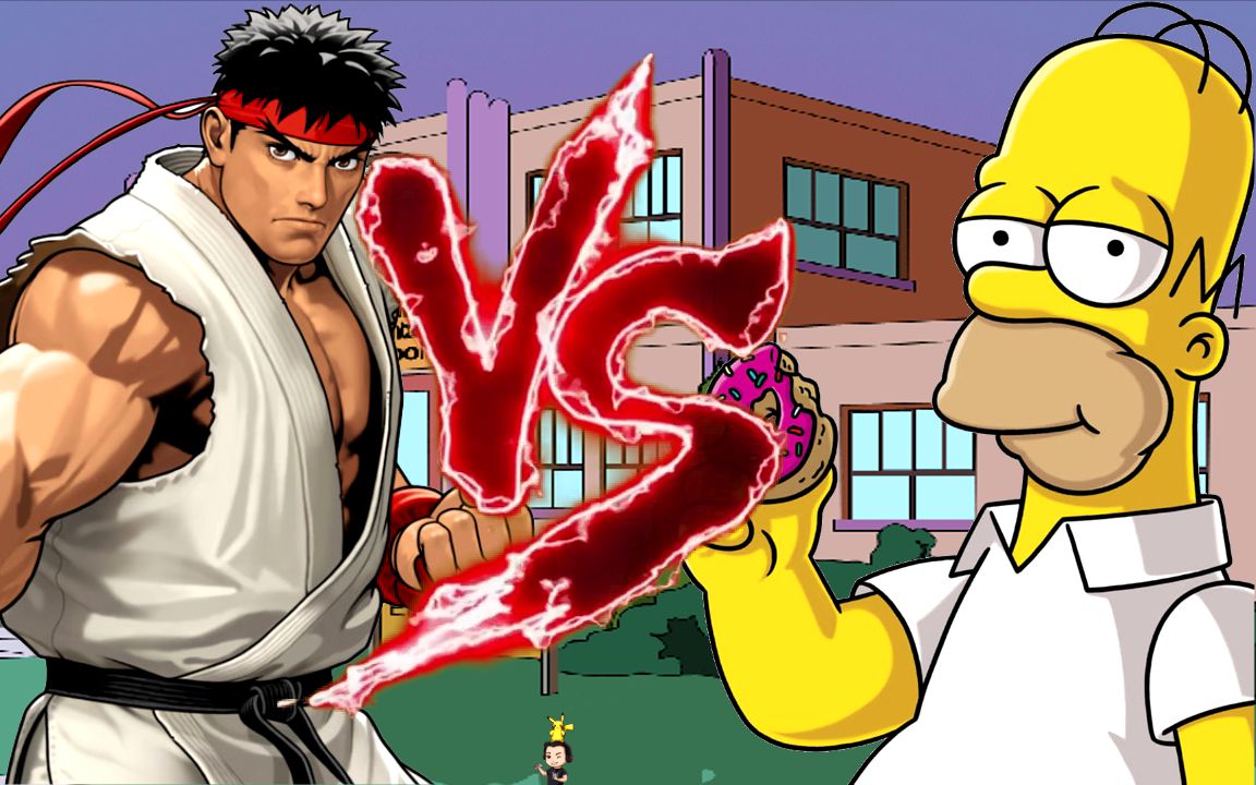 mugen ryu vs homer simpson