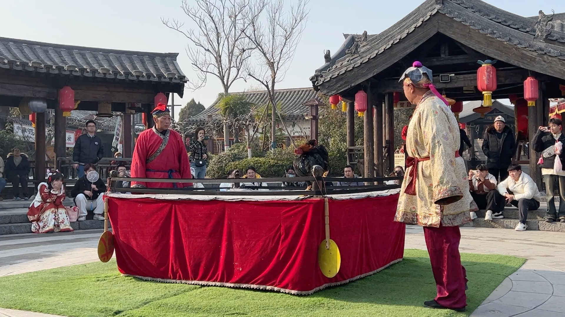 大宋武侠城 斗鸡表演