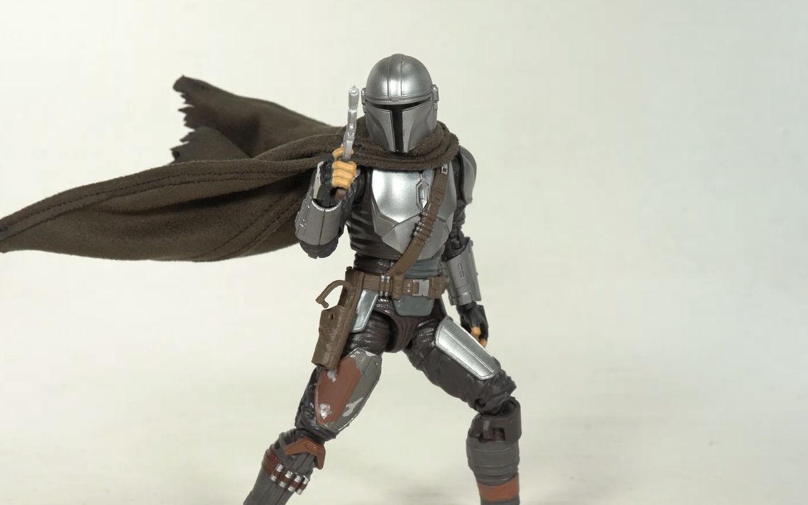 孩之宝星球大战曼达洛人贝斯卡盔甲测评_哔哩哔哩_bilibili