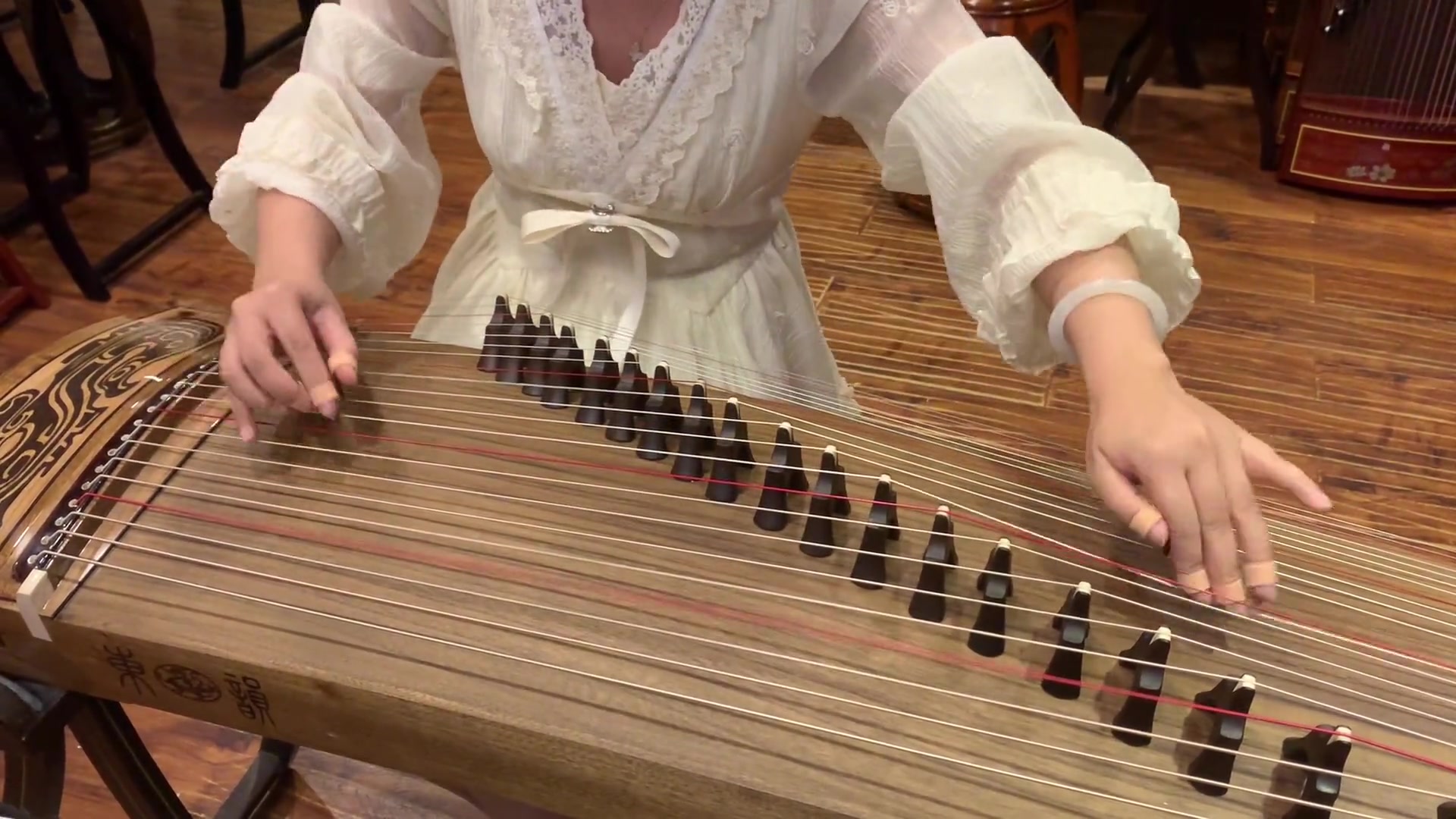 东韵金丝楠木古筝桃花诺纯筝版古筝流行歌曲弘扬国乐邓紫棋桃花诺