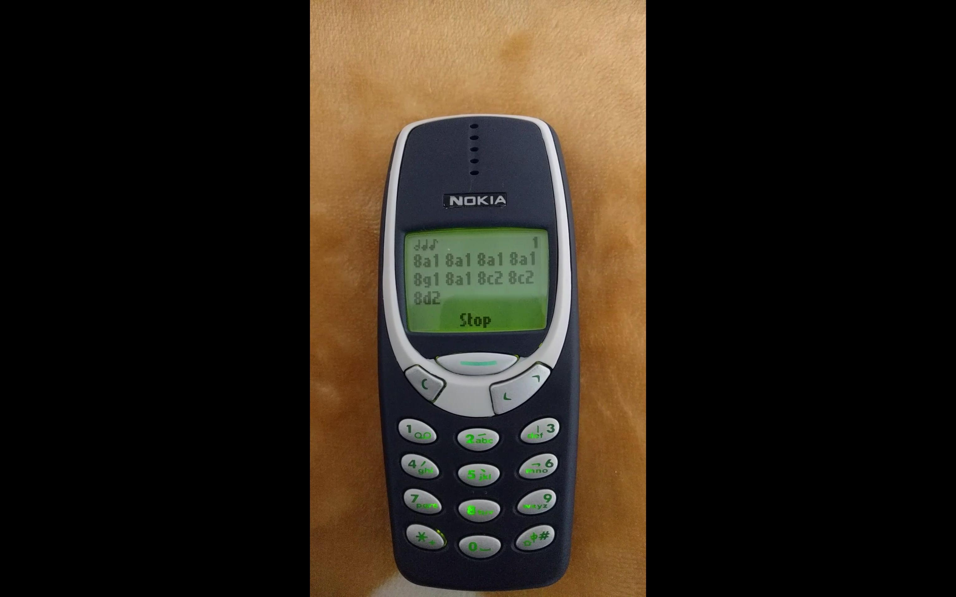 自制用诺基亚3310的composer编一首千本樱