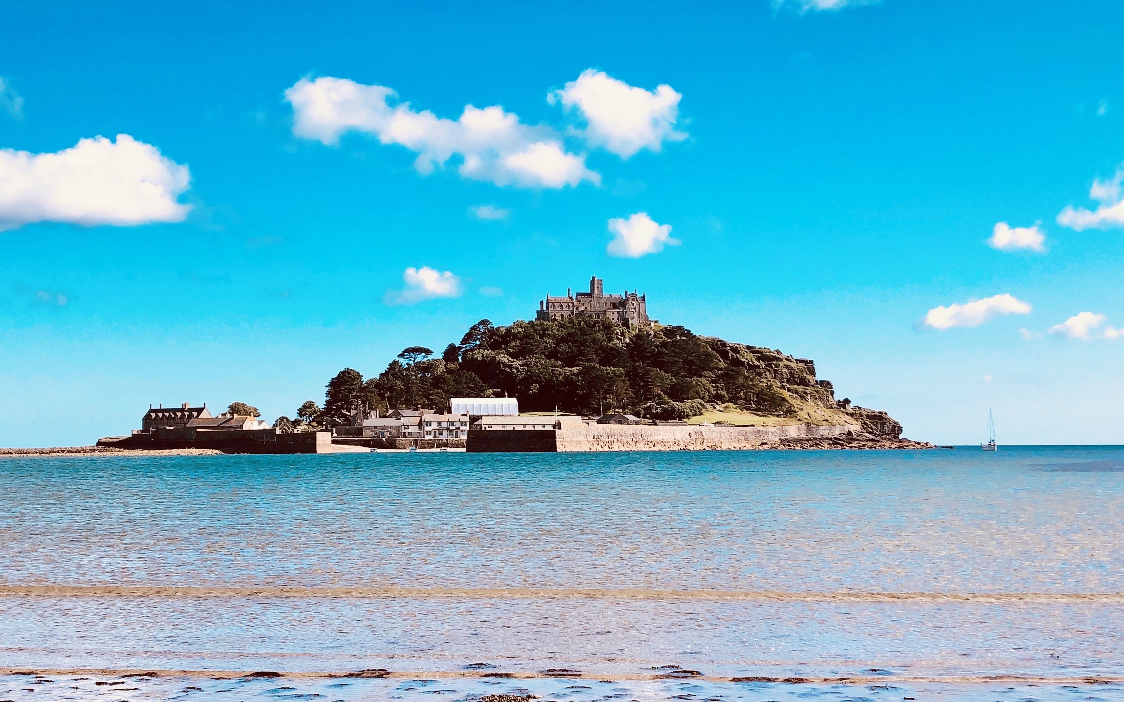 英国海边度假-英国天涯海角 航拍