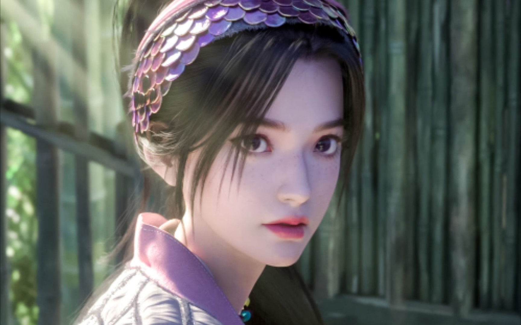 丽娘(屠丽)在眷思量仙岛上的日常生活