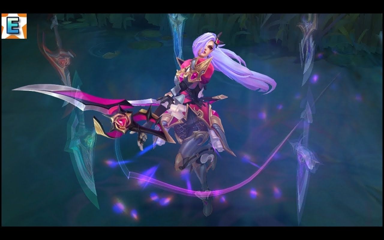 用卡特女帝皮肤的ctrl 5动作打断击退效果 - lol英雄联盟