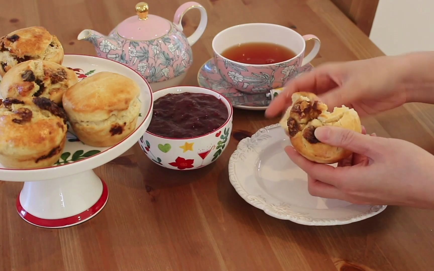 在家下午茶之-提子司康饼