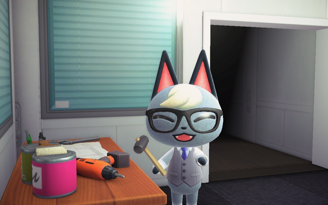 【动森日常】自恋猫杰克来我岛上啦