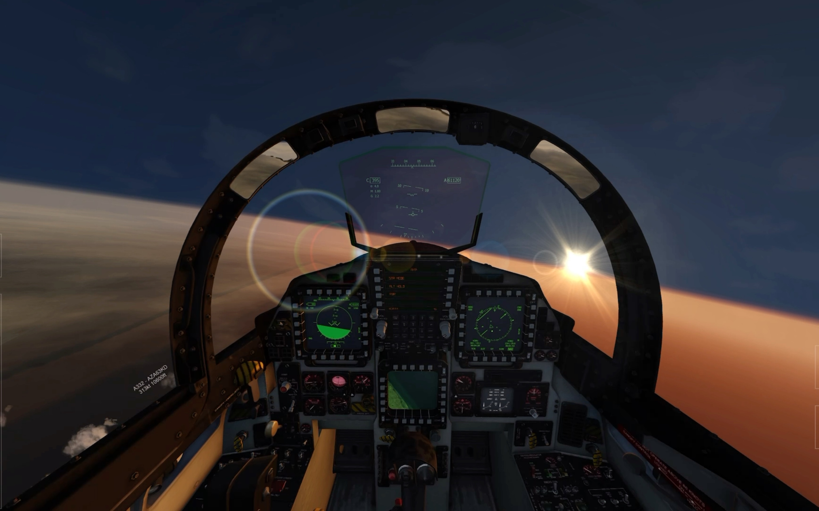 aeroflyfs2021f15e攻击鹰晨间巡逻