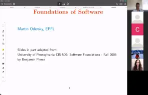 Download Video: Foundations of Software (Fall 2020)