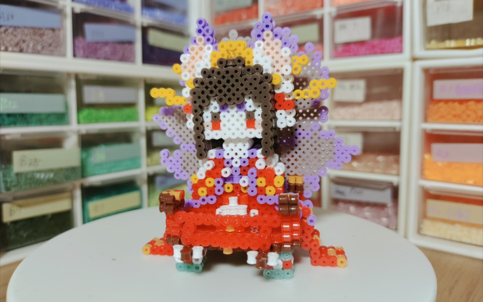 拼豆|阴阳师烬天玉藻前|爆肝四天重制版