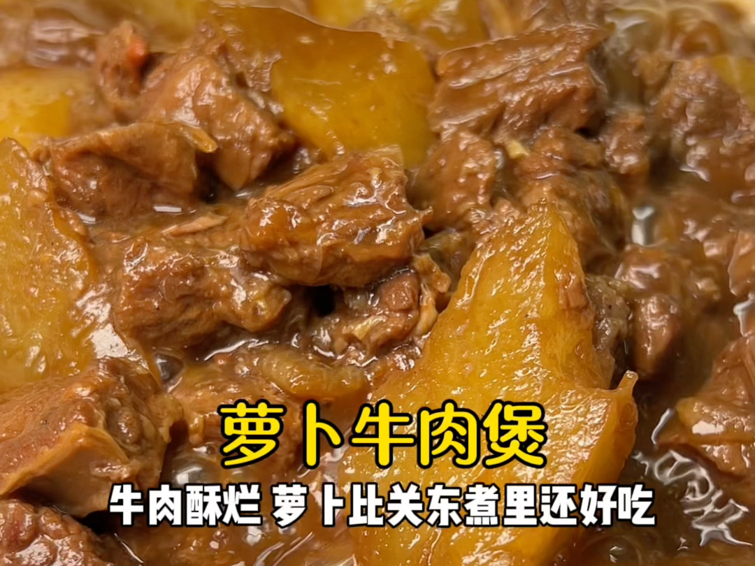 【港式萝卜牛肉煲】萝卜比牛肉还好吃,比关东煮里的萝卜还好吃!保姆级教程来了!哔哩哔哩bilibili