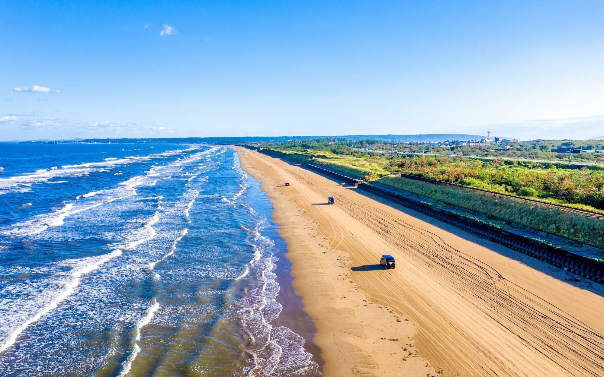 桜縁旅行:日本「最美海景」之十四 【石川県】千里浜海水浴場