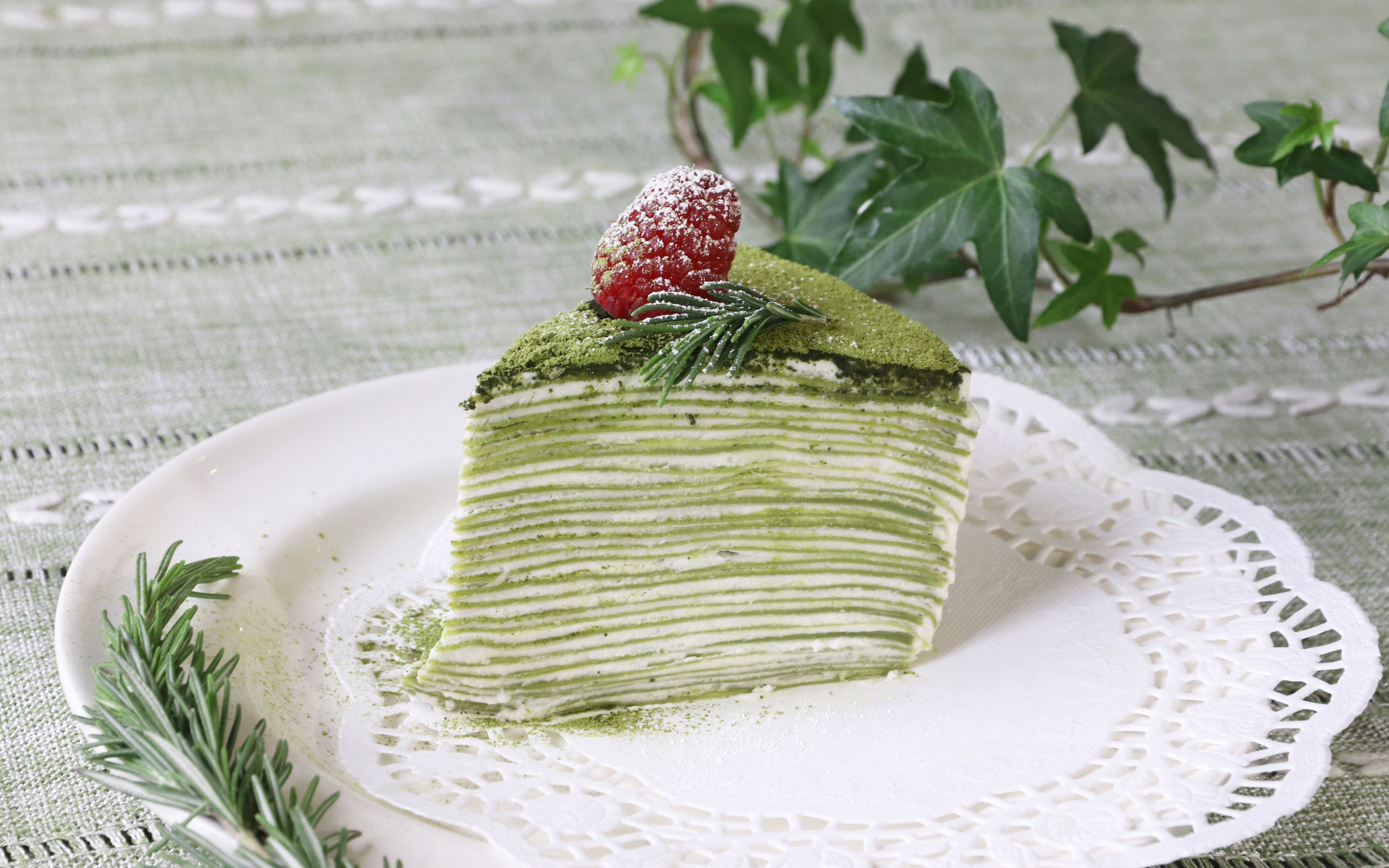 绿茶千层蛋糕抹茶千层蛋糕的两大秘诀加了巧克力口感更特别加了玉米