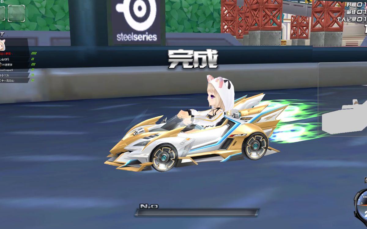 qq飞车12月版本全新极品a车圣堂使者车身全合金打造所向披靡