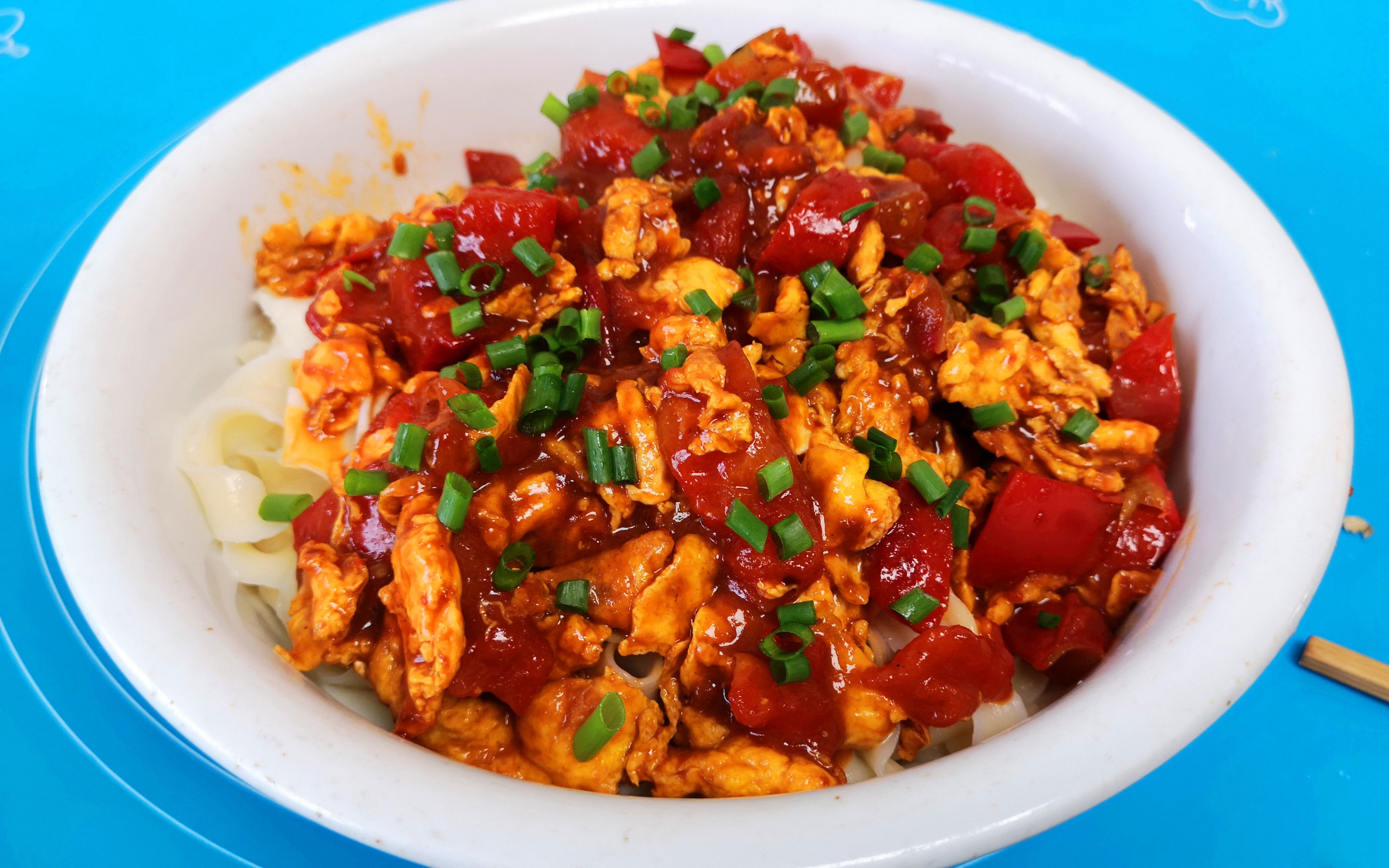 教你西红柿鸡蛋打卤面地道做法,简单两步就搞定,香味浓郁还劲道_哔哩