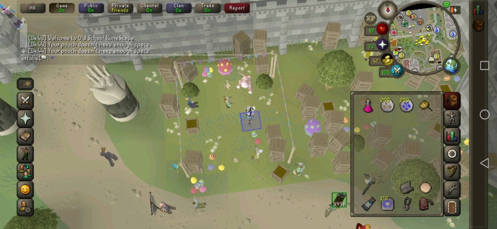 【osrs】Easter event mobile