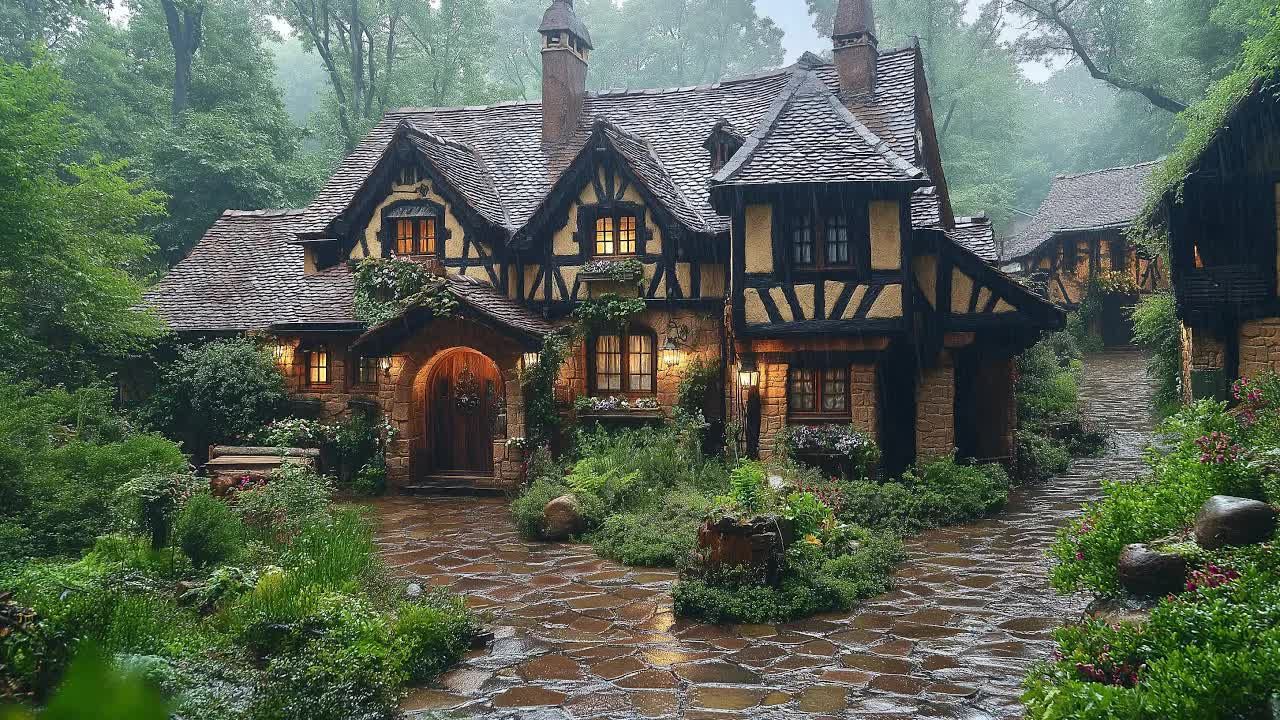 英国乡村的与众不同,石头房子,石头瓦片,未经修饰的小溪,自然古朴!