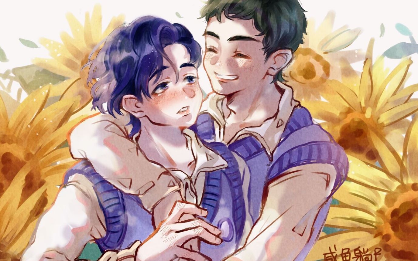 【蜡笔小新手书】 太阳与向日葵(新风)