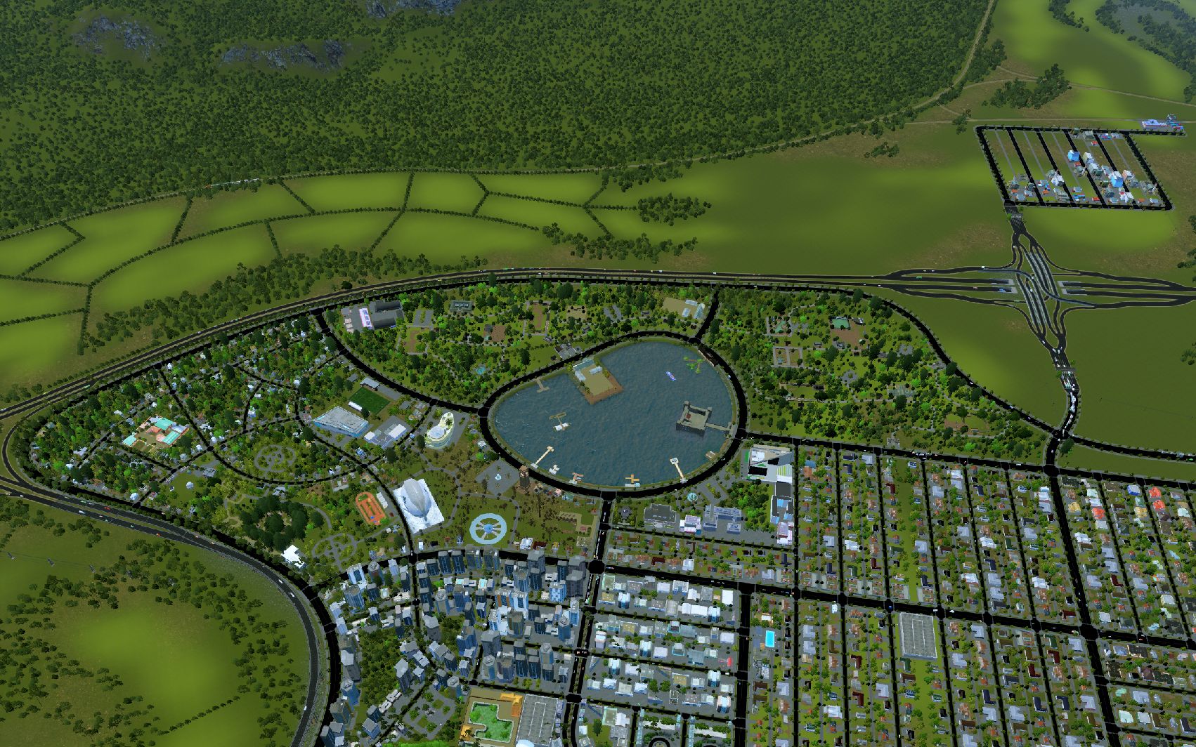 活动作品citiesskylines都市天际线湖都动物园