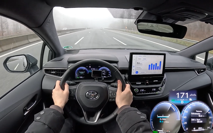 2024款丰田卡罗拉旅行版 混合动力 高速公路第一视角试驾