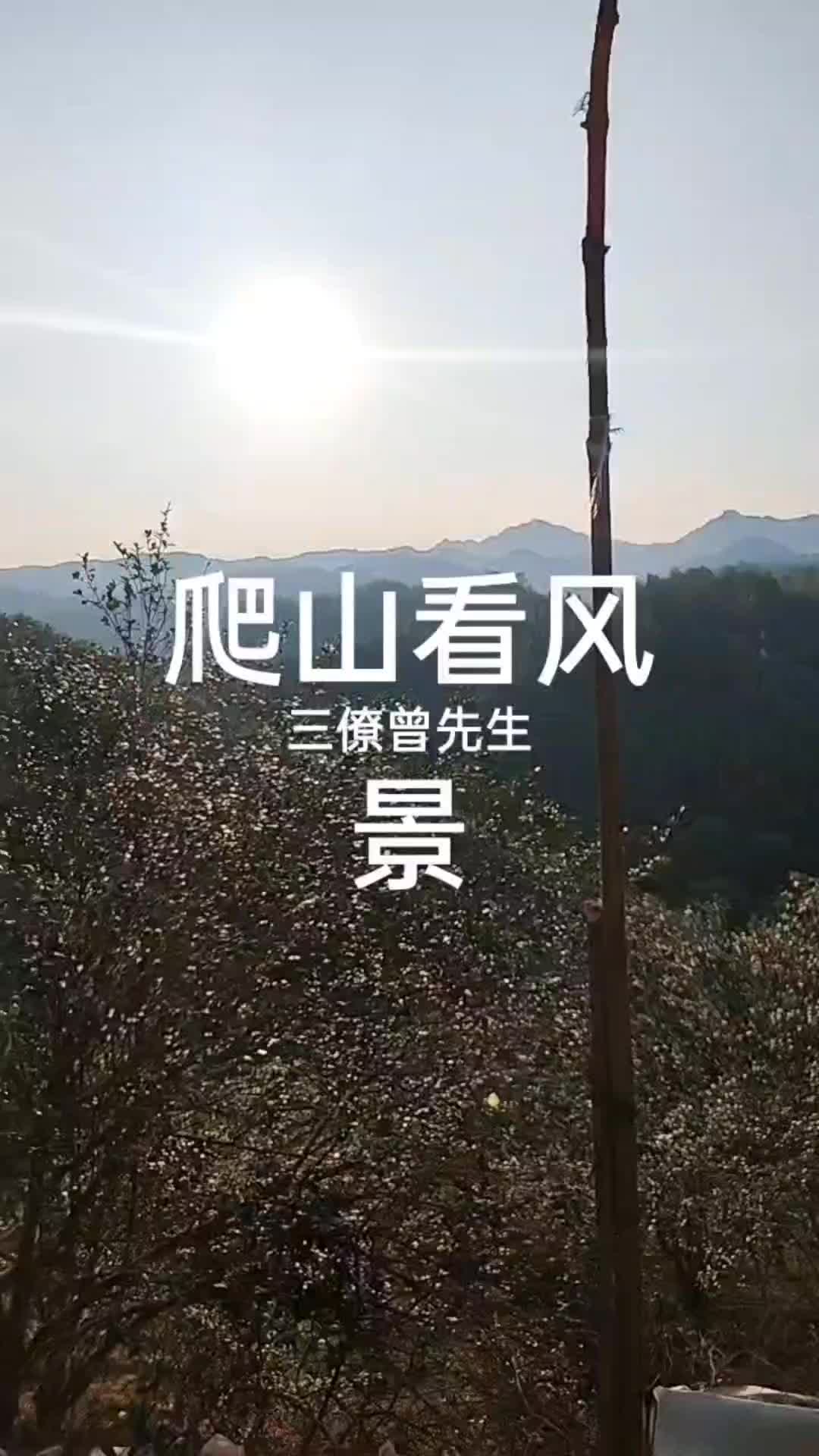 爬山看风景安远县哔哩哔哩bilibili