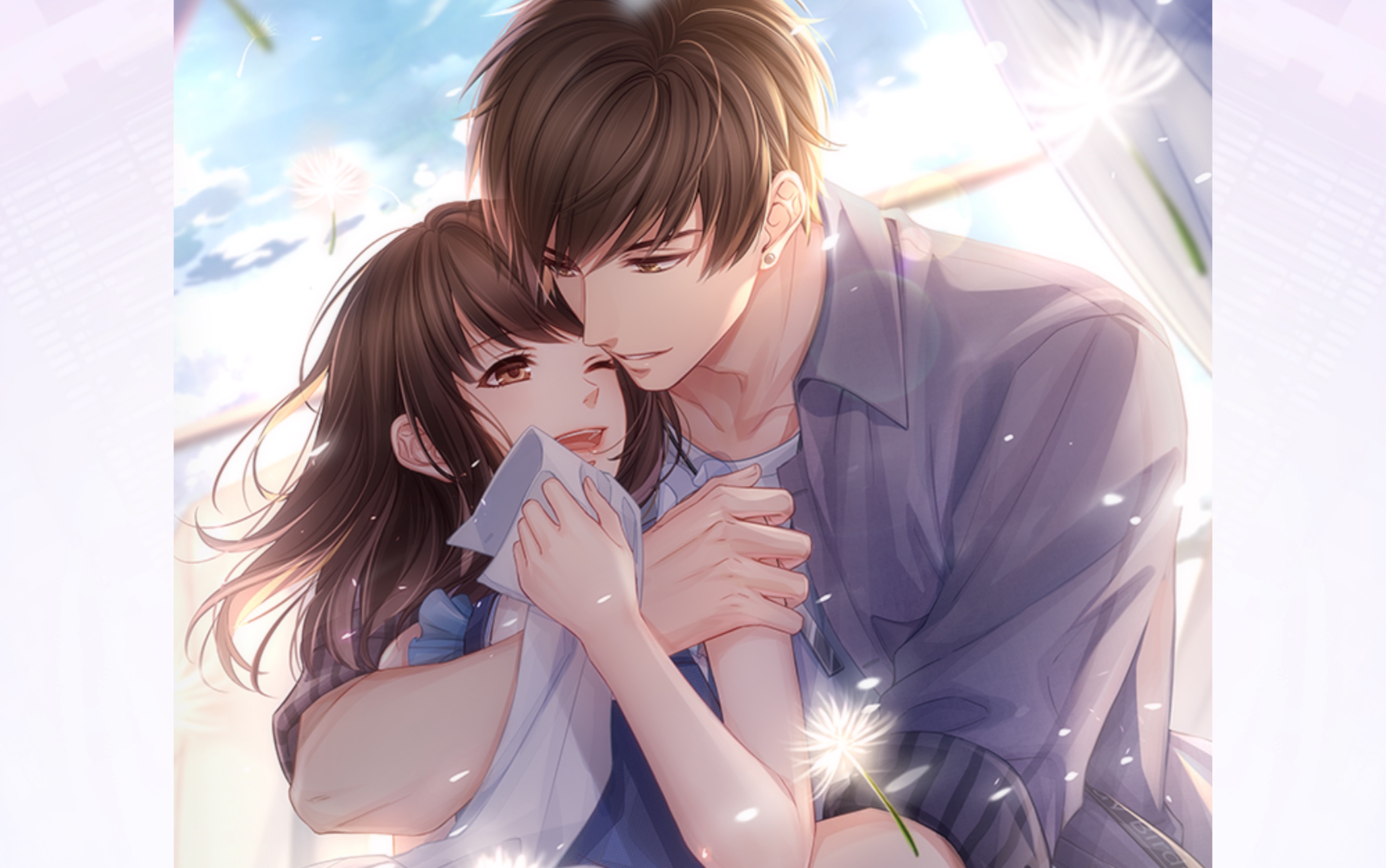 恋与制作人/白起/0729/生日卡 "要放一架钢琴,要种一棵银杏树,要一直