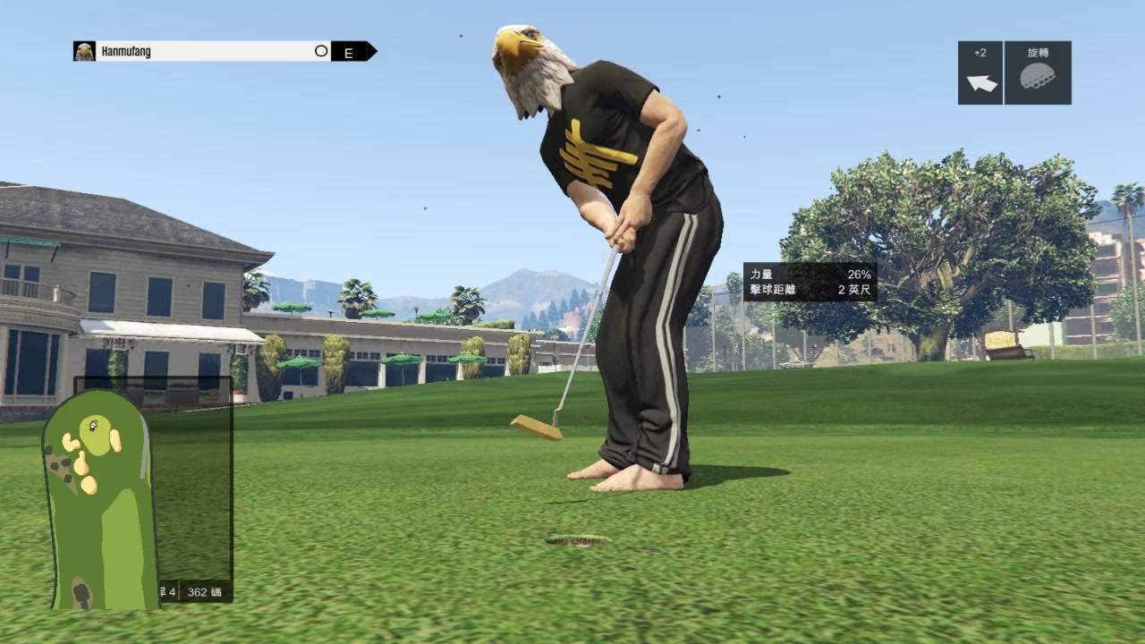 【gta5】高尔夫全九洞小鸟球(有推杆版)_哔哩哔哩)つロ 干杯