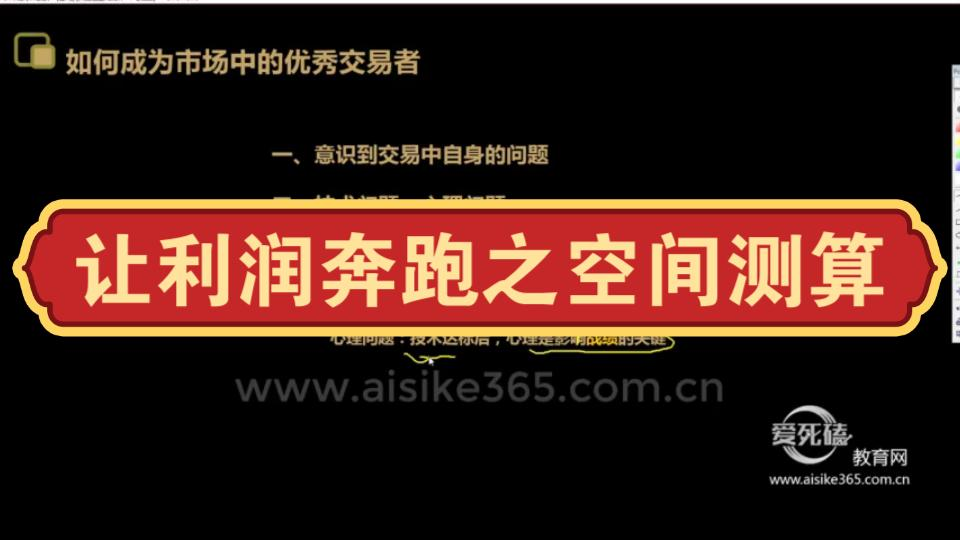 [图]期货日内短线技术学习  让利润奔跑之空间测算2 买卖点位