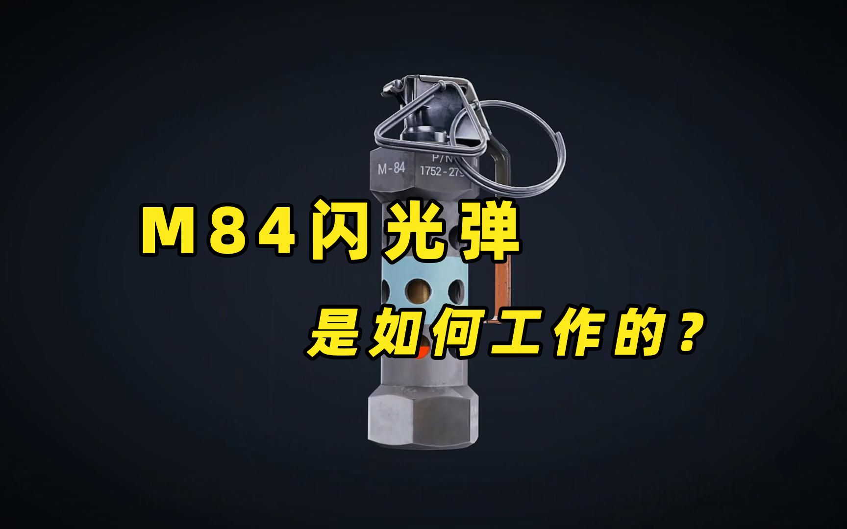 M84闪光弹的工作原理是什么?3D解析其内部构造及引爆全过程!哔哩哔哩bilibili