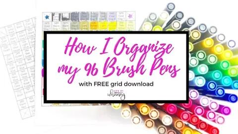 文具 Life By Whitney 怎么收纳96支蜻蜓双头软毛笔 哔哩哔哩 つロ干杯 Bilibili