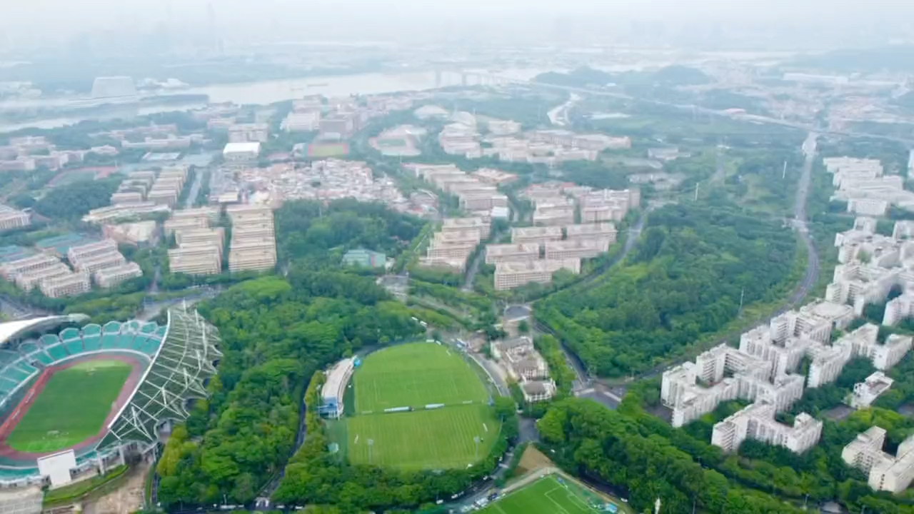 广州大学全景图图片