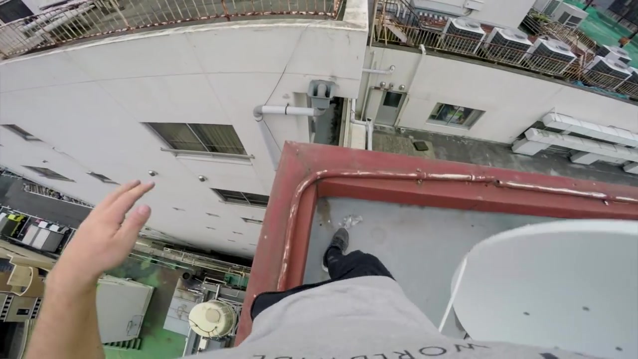 第一视角东京楼顶跑酷(gopro)