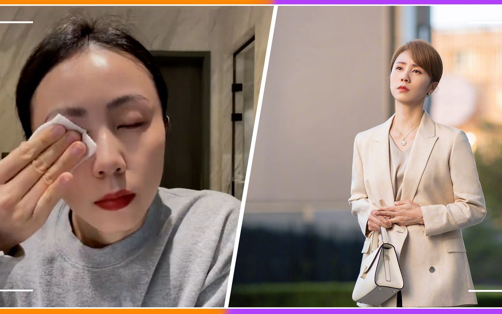 44岁孙莉罕见晒卸妆护肤视频,无美颜素颜超抗打,皮肤细嫩无瑕疵