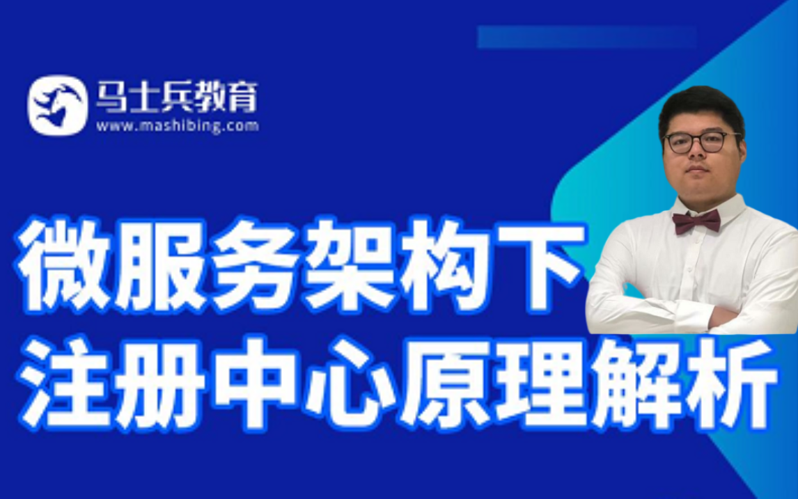 B站首讲——微服务架构下注册中心原理解析:原理+作用哔哩哔哩bilibili