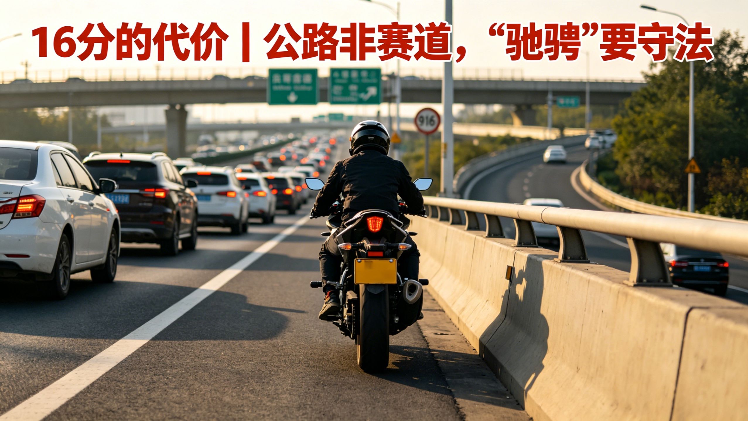 16分的代价｜公路非赛道，驰骋要守法！