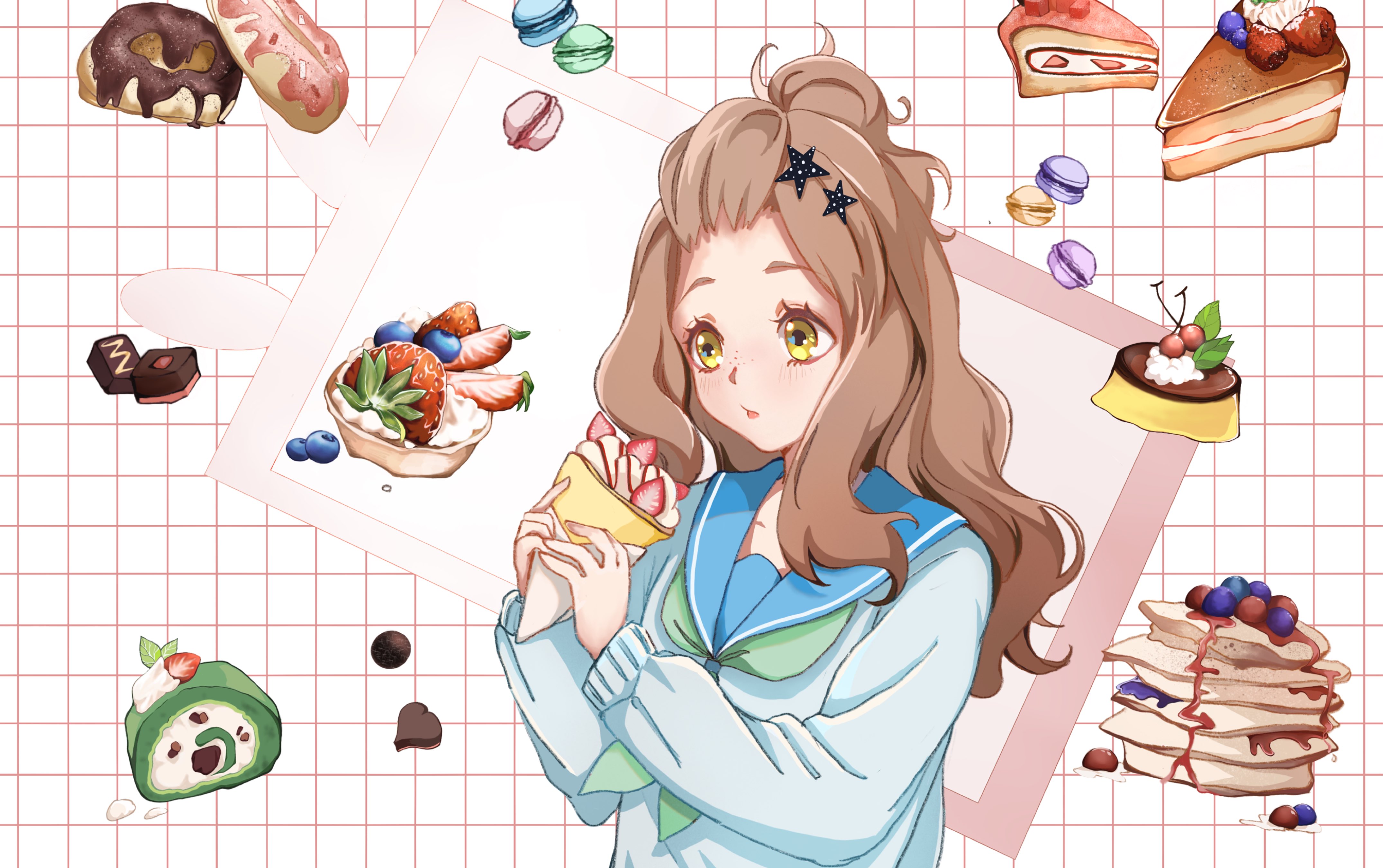 【procreate】摸鱼过程记录——剑崎梨梨花_哔哩哔哩 (゜-゜)つロ