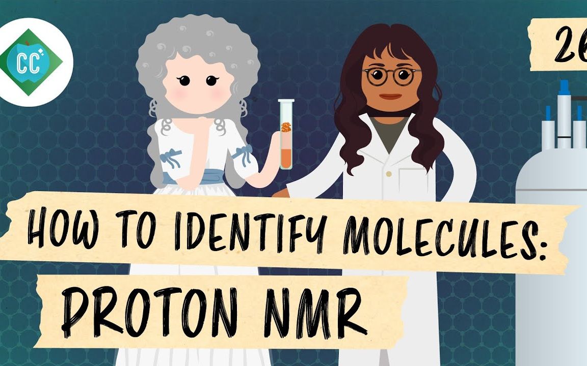 [图][双语字幕]How to Identify Molecules - Proton NMR Spectrometry-如何利用核磁共振氢谱NMR进行物质分析