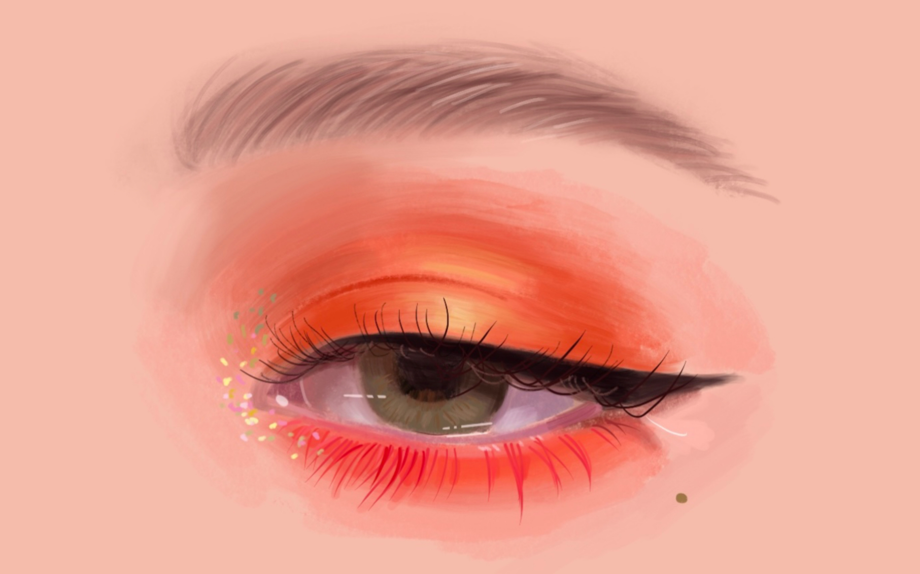 【procreate】ipad pro眼睛厚涂练习过程