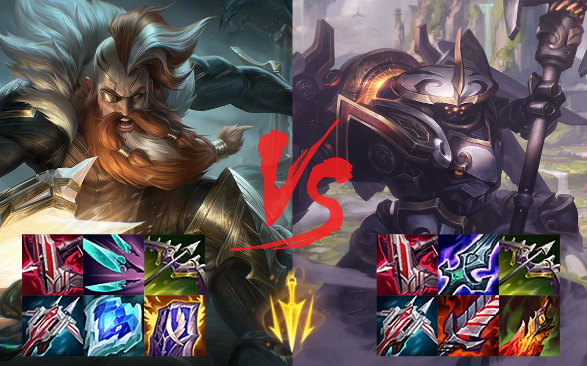 【lol六神单挑】新版奥拉夫vs武器 重做归来这么狂,胆敢挑战武神王!