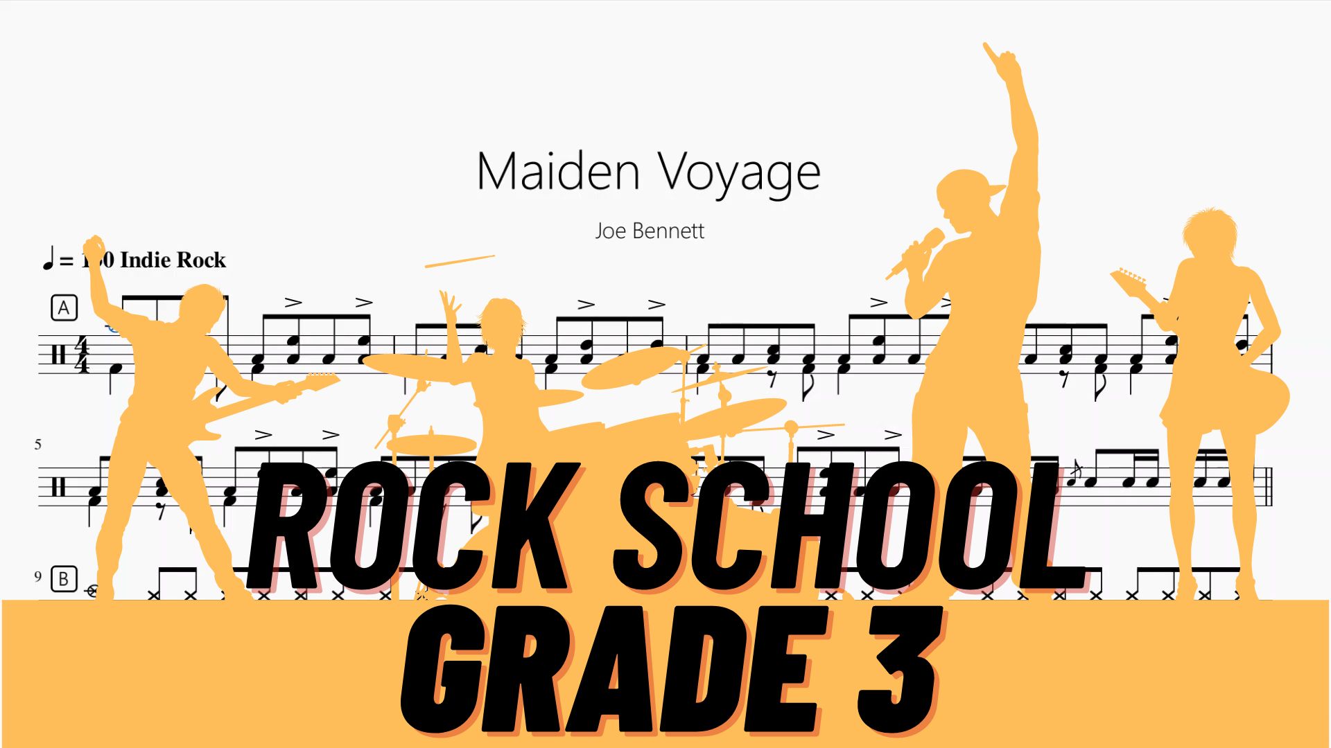 [图]Maiden Voyage【Rock school Lv3】动态鼓谱