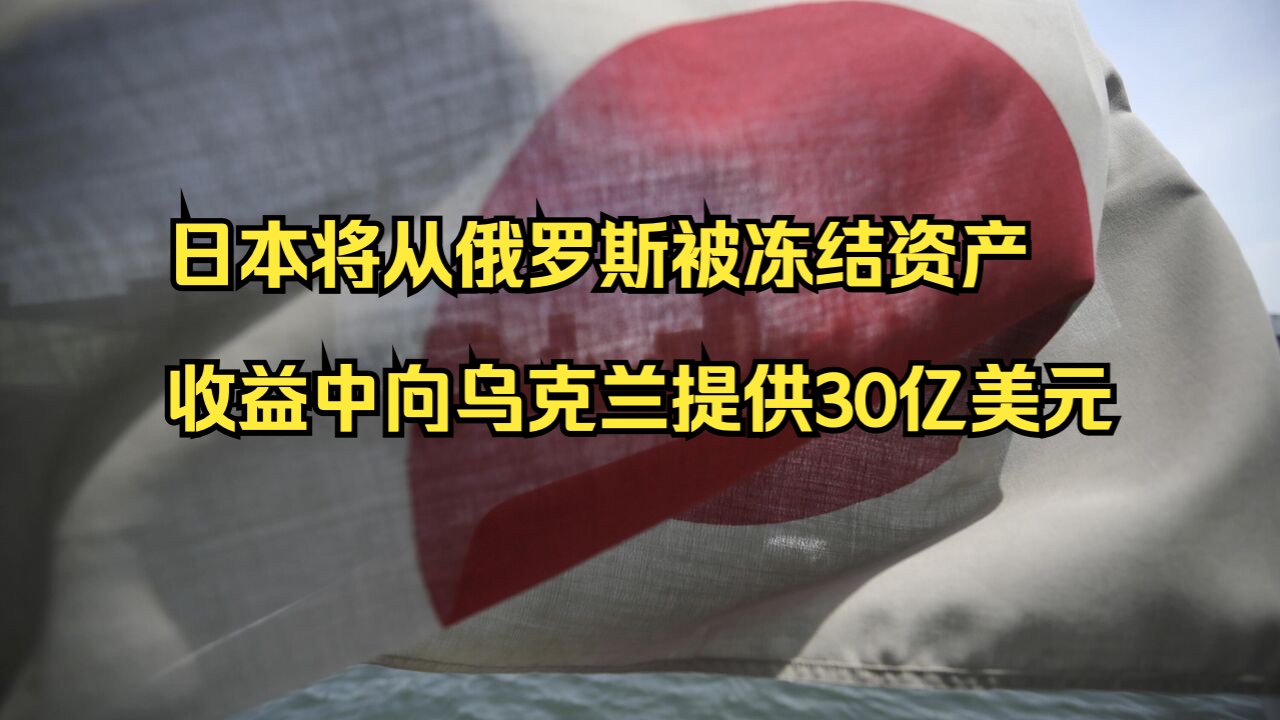 日媒:日本将从俄罗斯被冻结资产收益中向乌克兰提供30亿美元哔哩哔哩bilibili