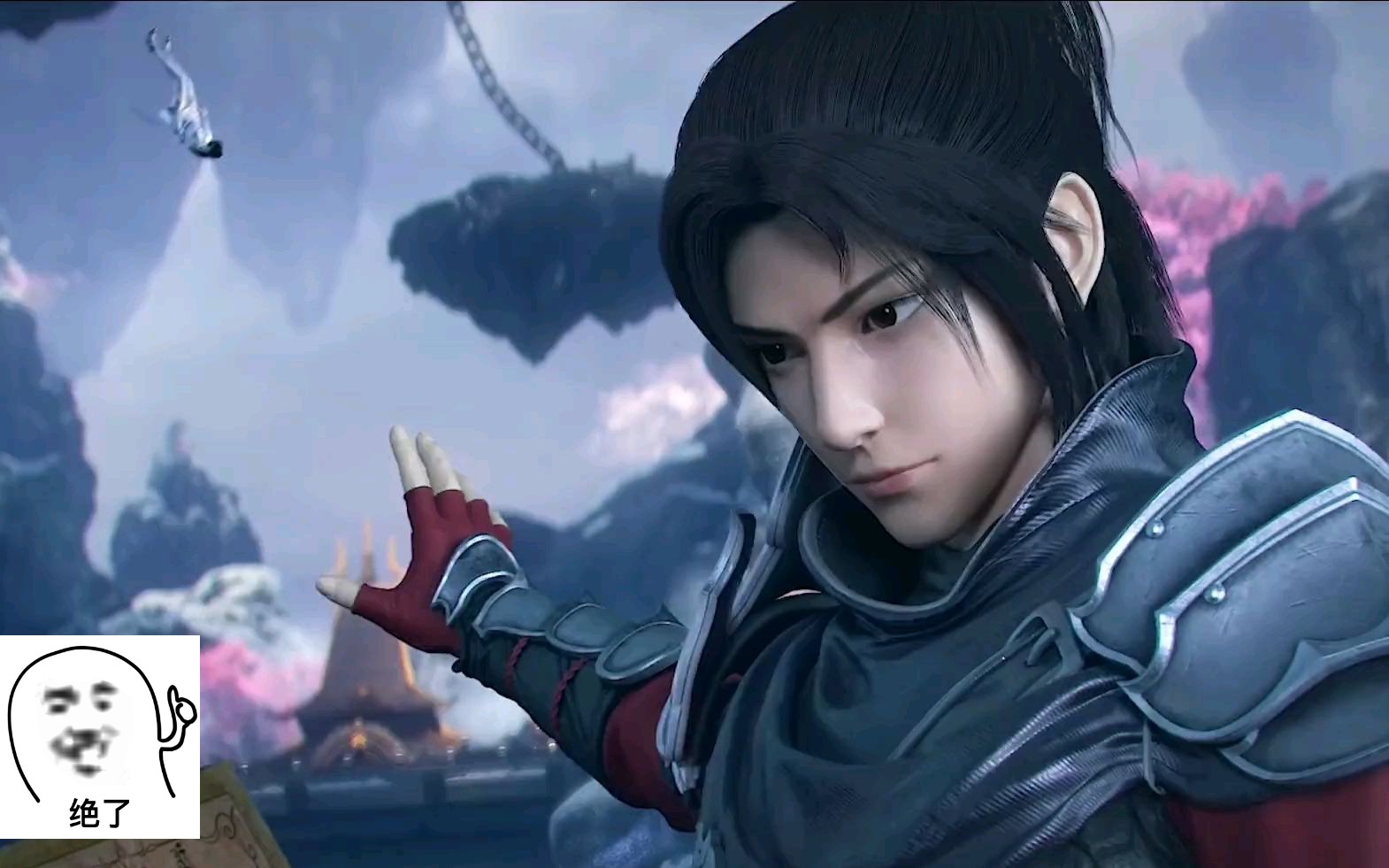 斗破苍穹# #萧炎# 黑袍变身燃炸来袭.
