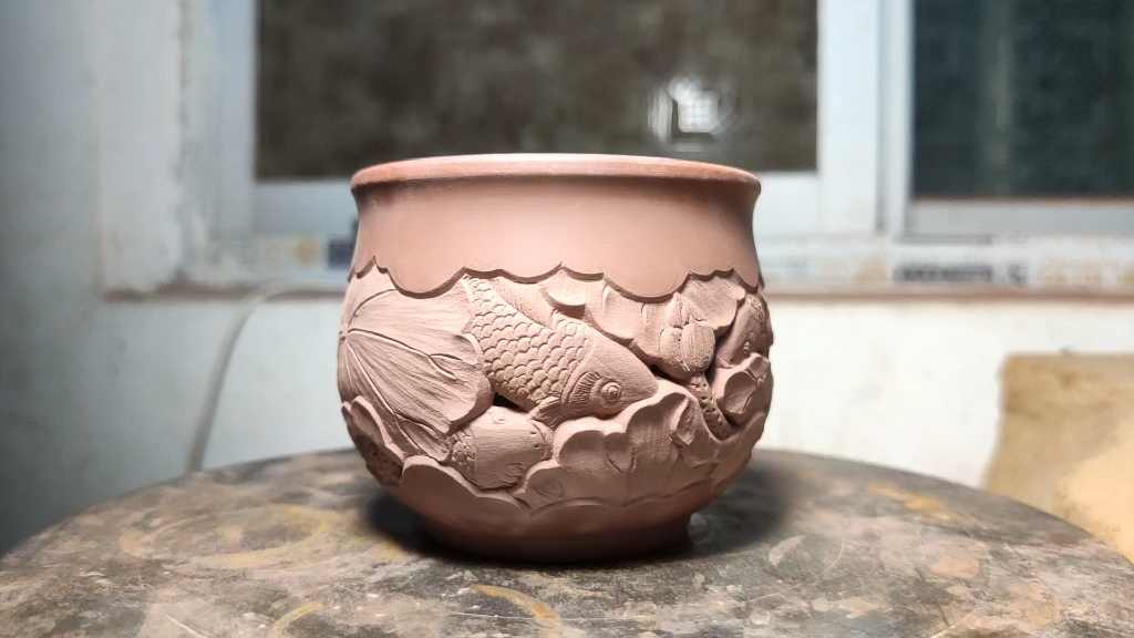 坭兴陶手工主人杯