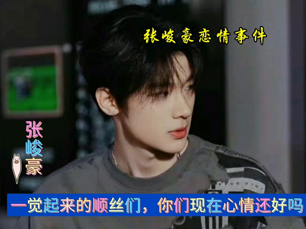 一觉起来的顺丝们,你们现在心情还好吗 #张峻豪 #时代峰峻否认张峻豪