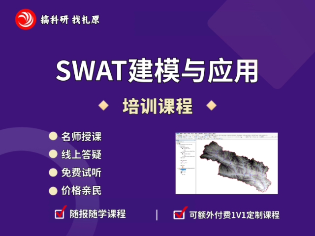 搞课研搞礼研 SWAT模型建模及案例应用哔哩哔哩bilibili